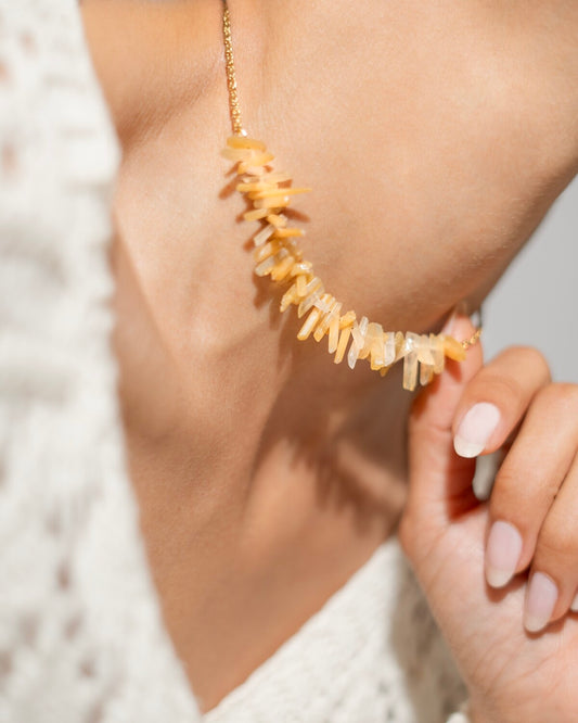 Choker cuarzo hematoide