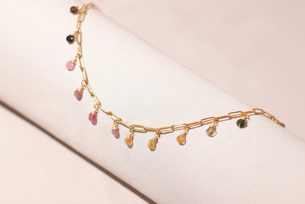 Choker turmalina sandia