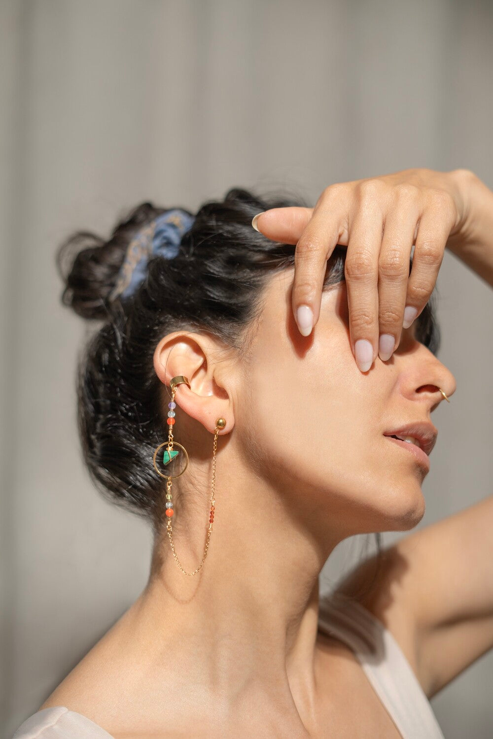 Solitario verde esmeralda