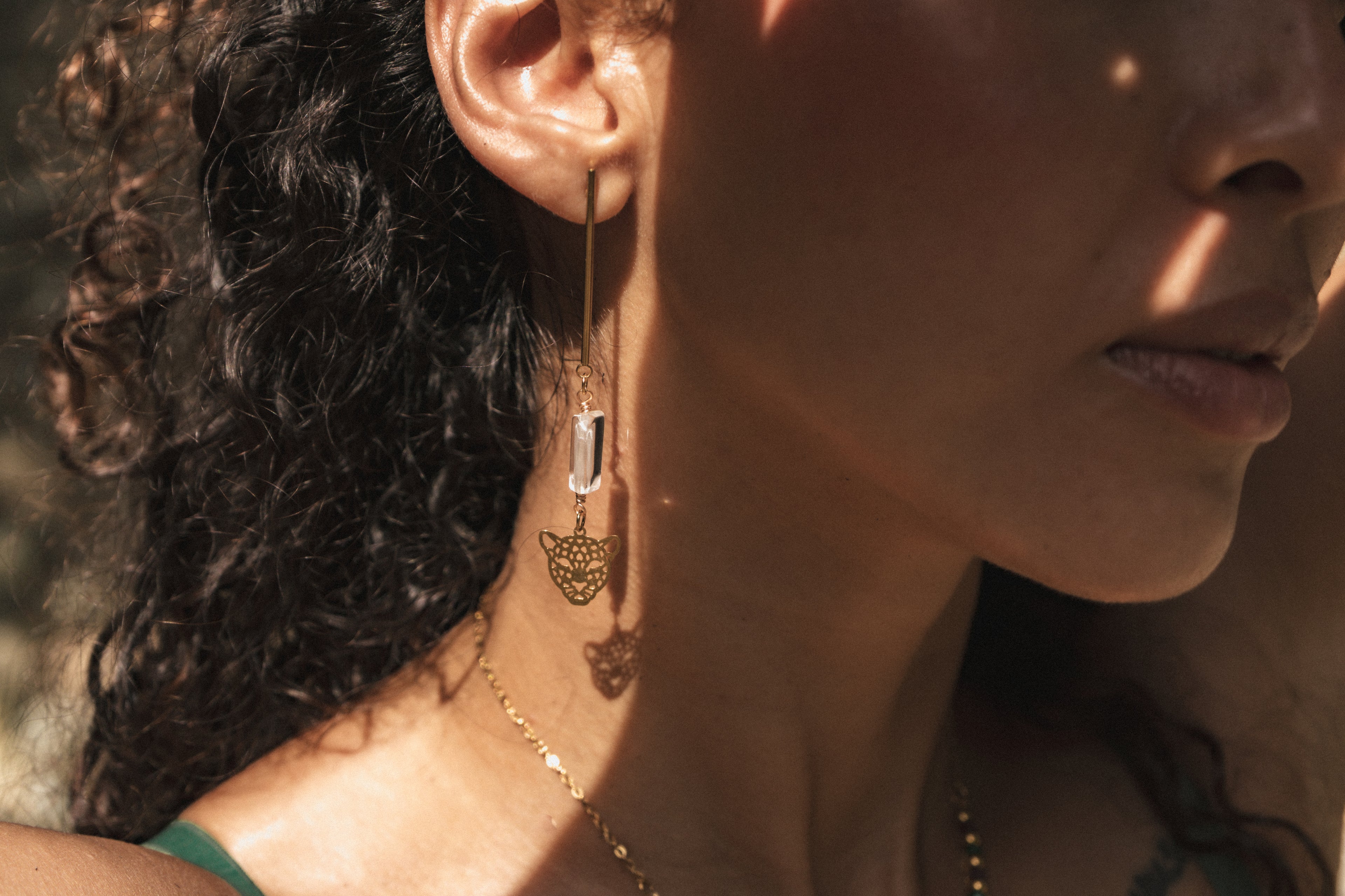 Aretes espíritu del jaguar