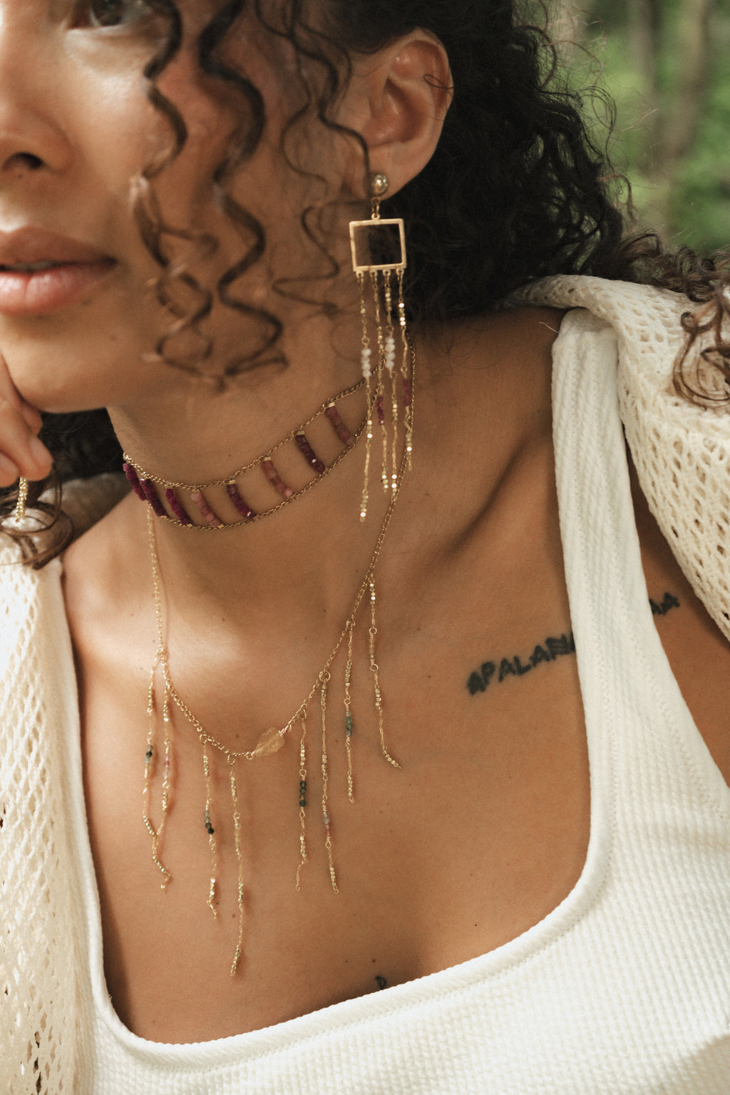 Collar lagrimas de luz