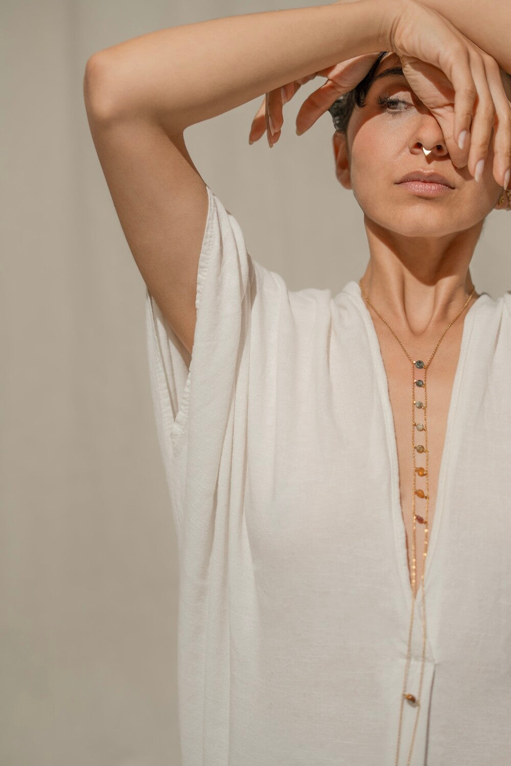 Amuleto chakras turmalina sandia