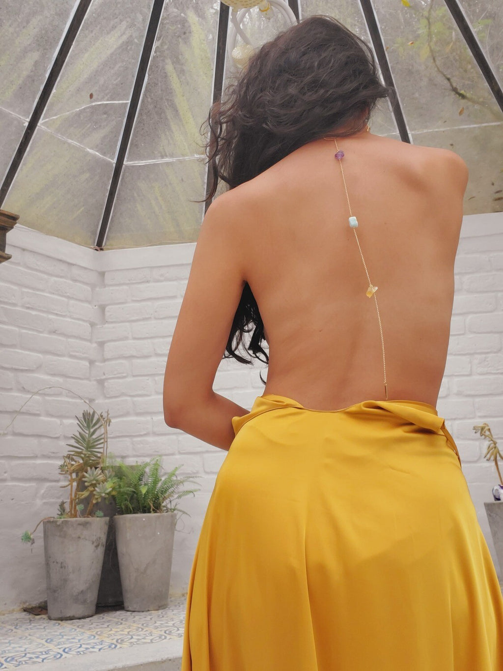 Collar espalda chakras