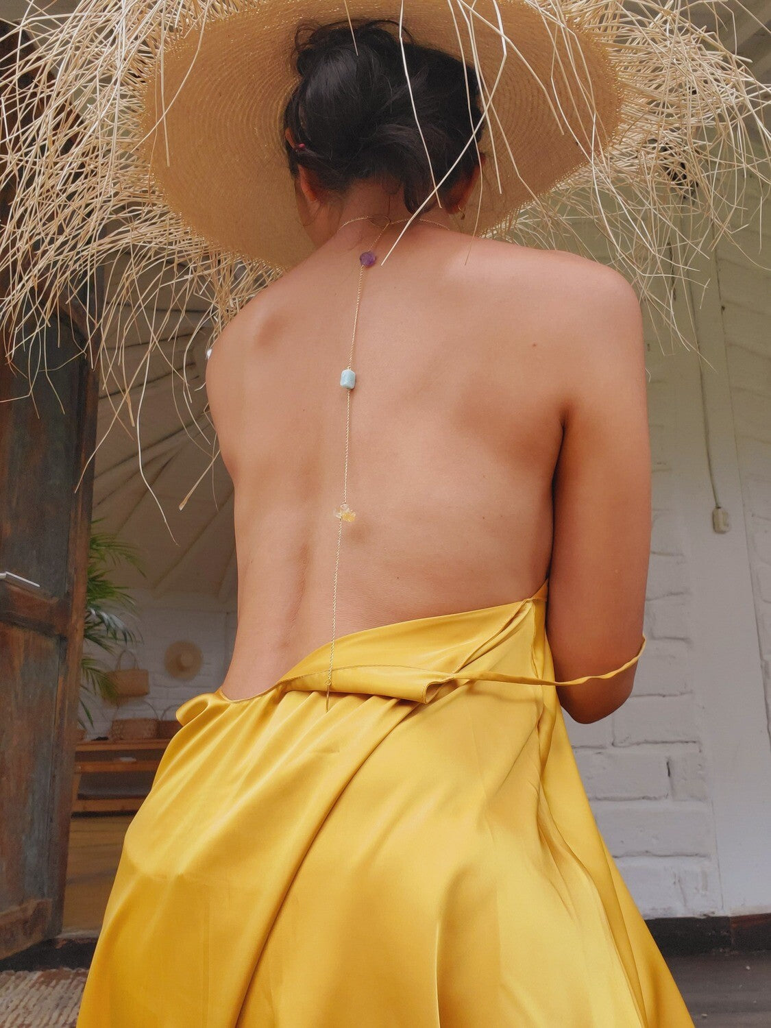 Collar espalda chakras