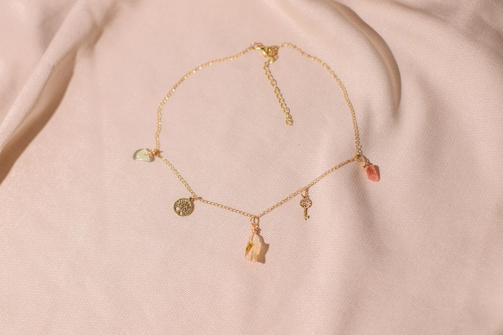 Collar llave de citrino