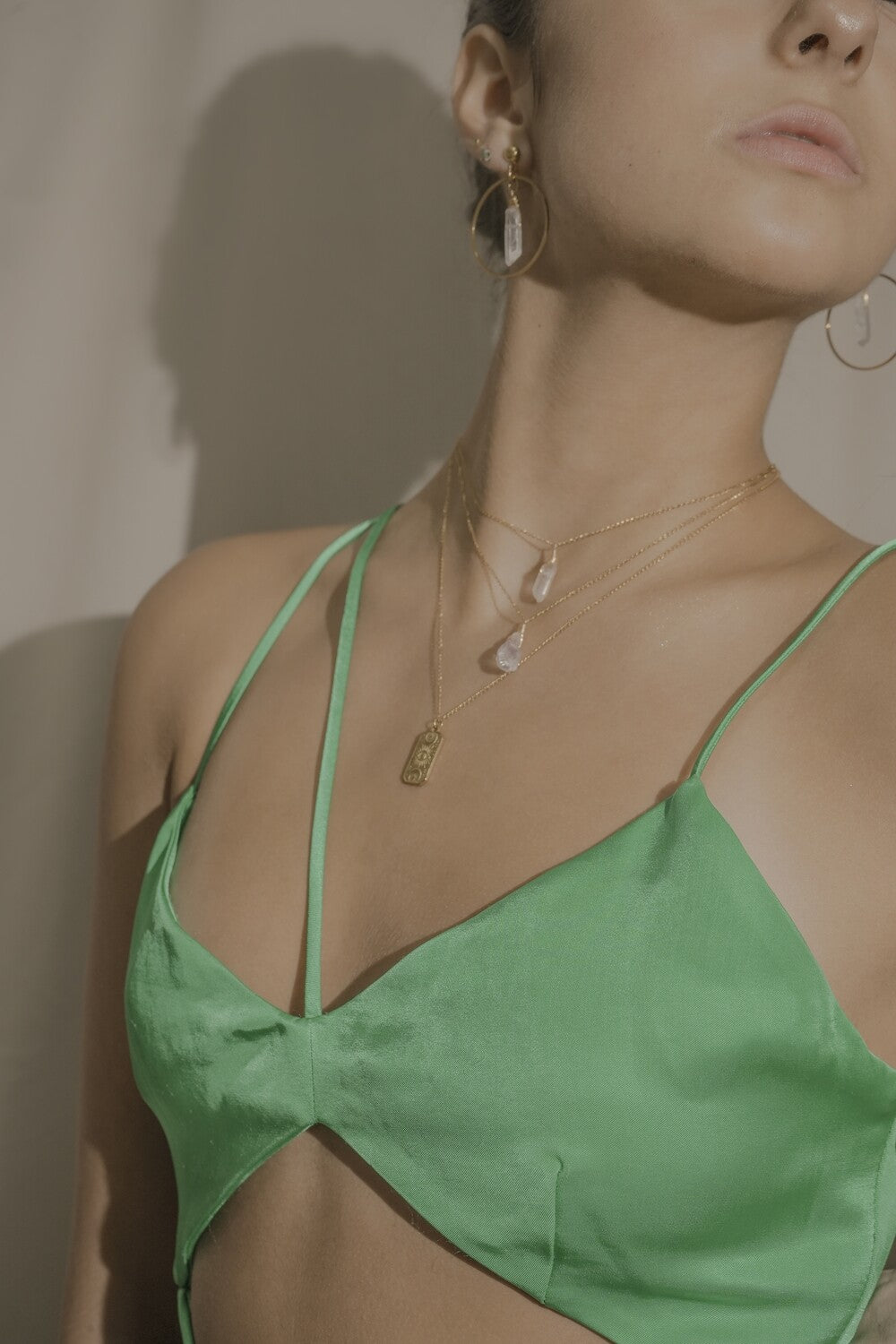 Collar triple tercer ojo